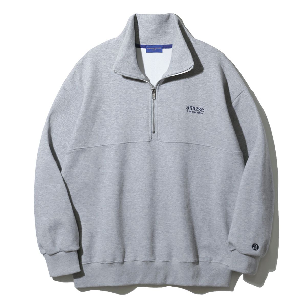 앨빈클로(ALVINCLO) AMUSE 반집업 맨투맨 DLX8504 (4 COLOR)