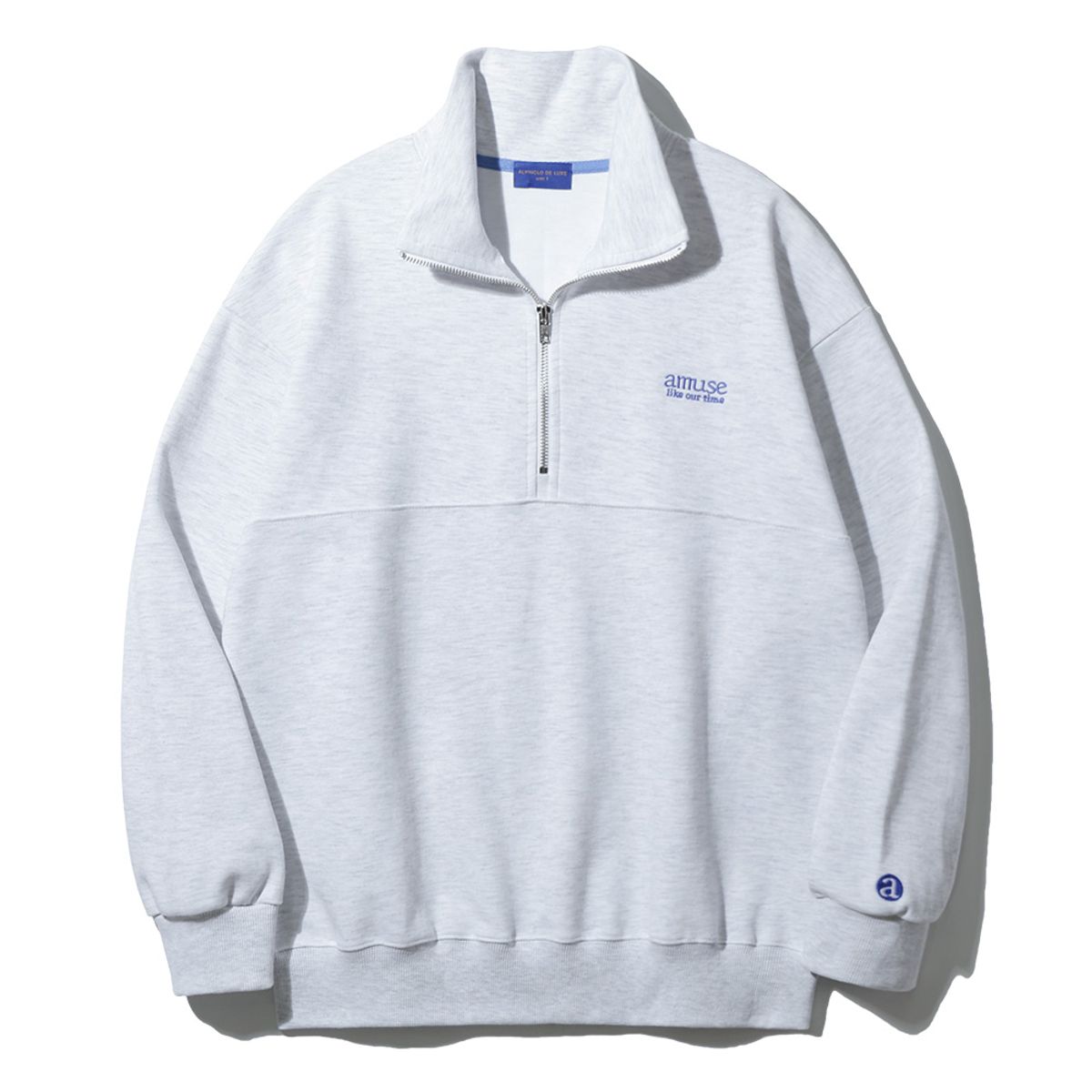 앨빈클로(ALVINCLO) AMUSE 반집업 맨투맨 DLX8504 (4 COLOR)