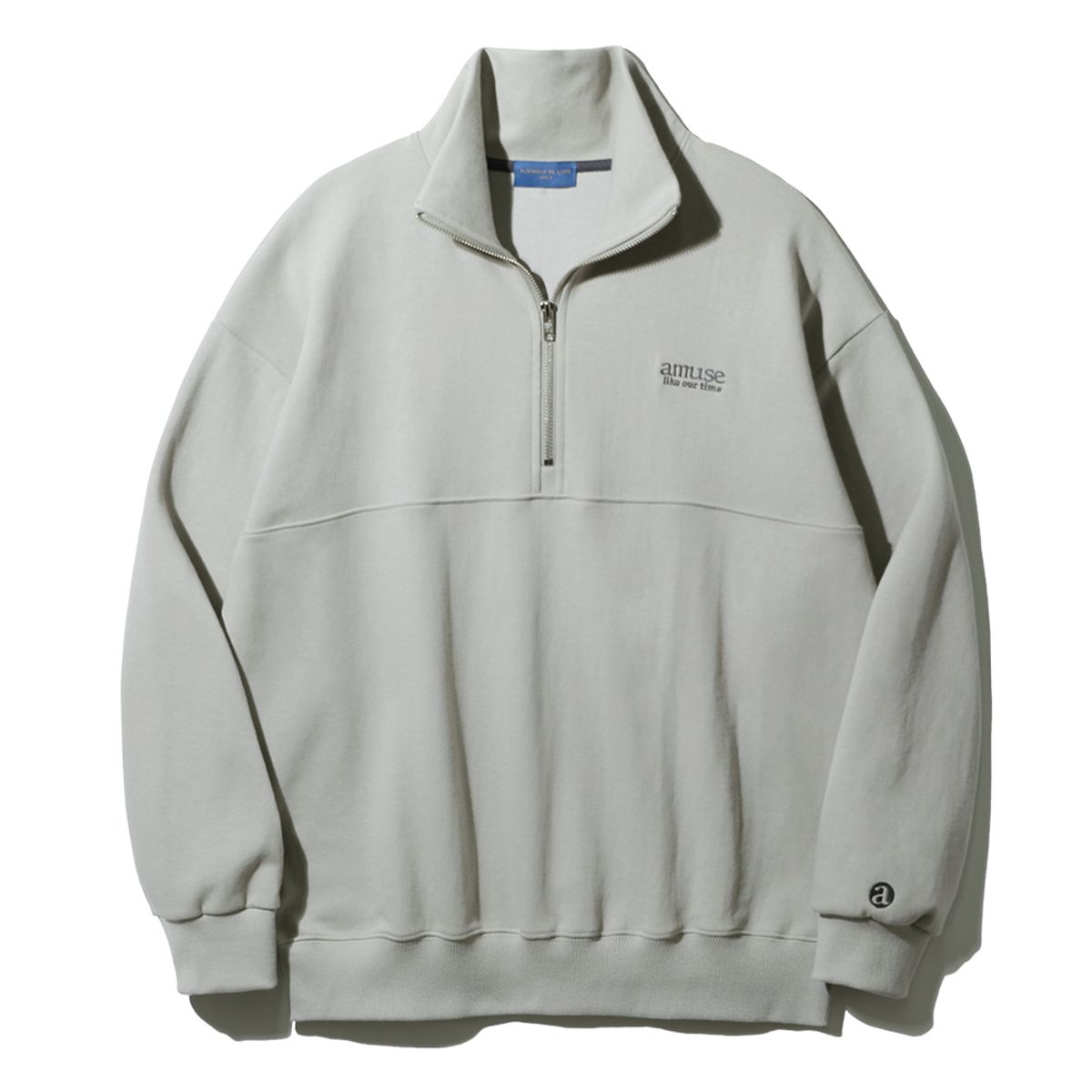 앨빈클로(ALVINCLO) AMUSE 반집업 맨투맨 DLX8504 (4 COLOR)