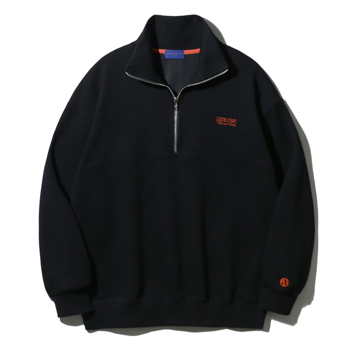 앨빈클로(ALVINCLO) AMUSE 반집업 맨투맨 DLX8504 (4 COLOR)
