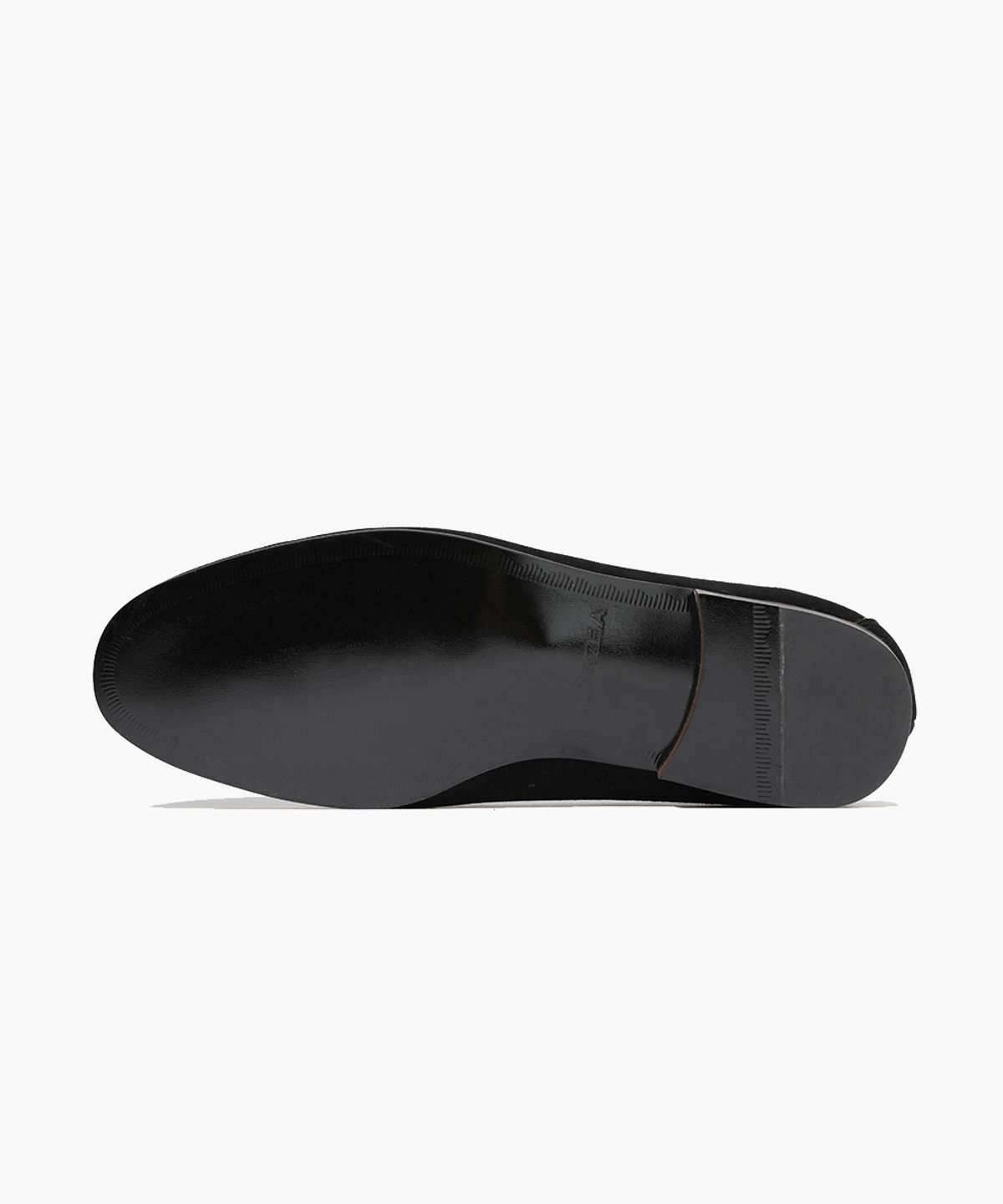 피렌체 아뜨리에(FIRENZE ATELIER) 심플 유팁라인 미니멀 스웨이드 로퍼 4900-QS [BLACK]
