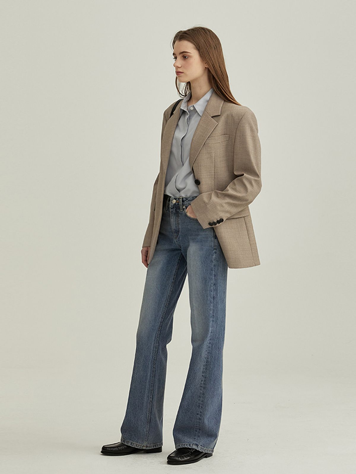 던스트(DUNST) 70S SEMI FLARED JEANS VINTAGE LIGHT BLUE_UDPA2A209B1