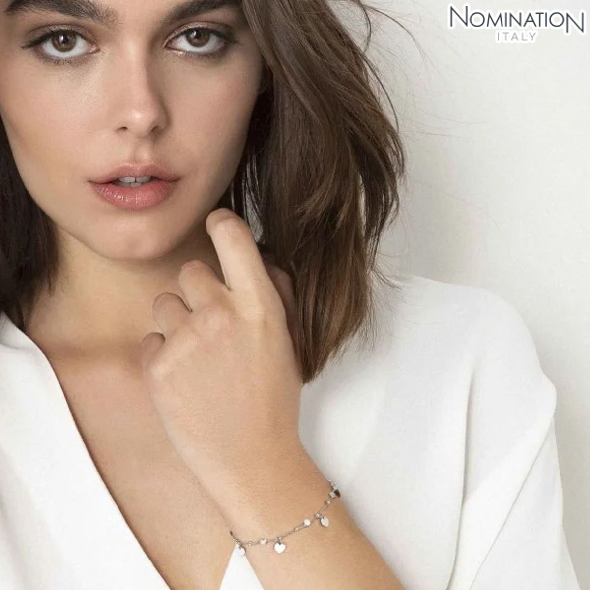노미네이션(NOMINATION) 팔찌 멜로디에 해피 sterling silver with CZ 147720