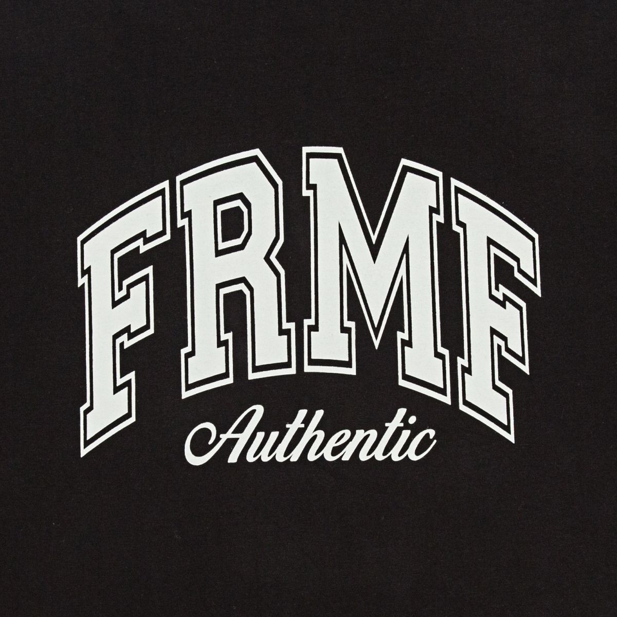 프레임 오프(FRAME OFF) FRMF 아치 로고 반팔티_블랙