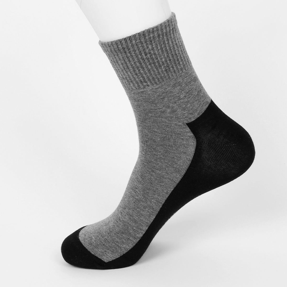 삭스에이(SOCKSA) [10PACK] 베이직 200N 하프밴드 무지 미들 삭스  6색상