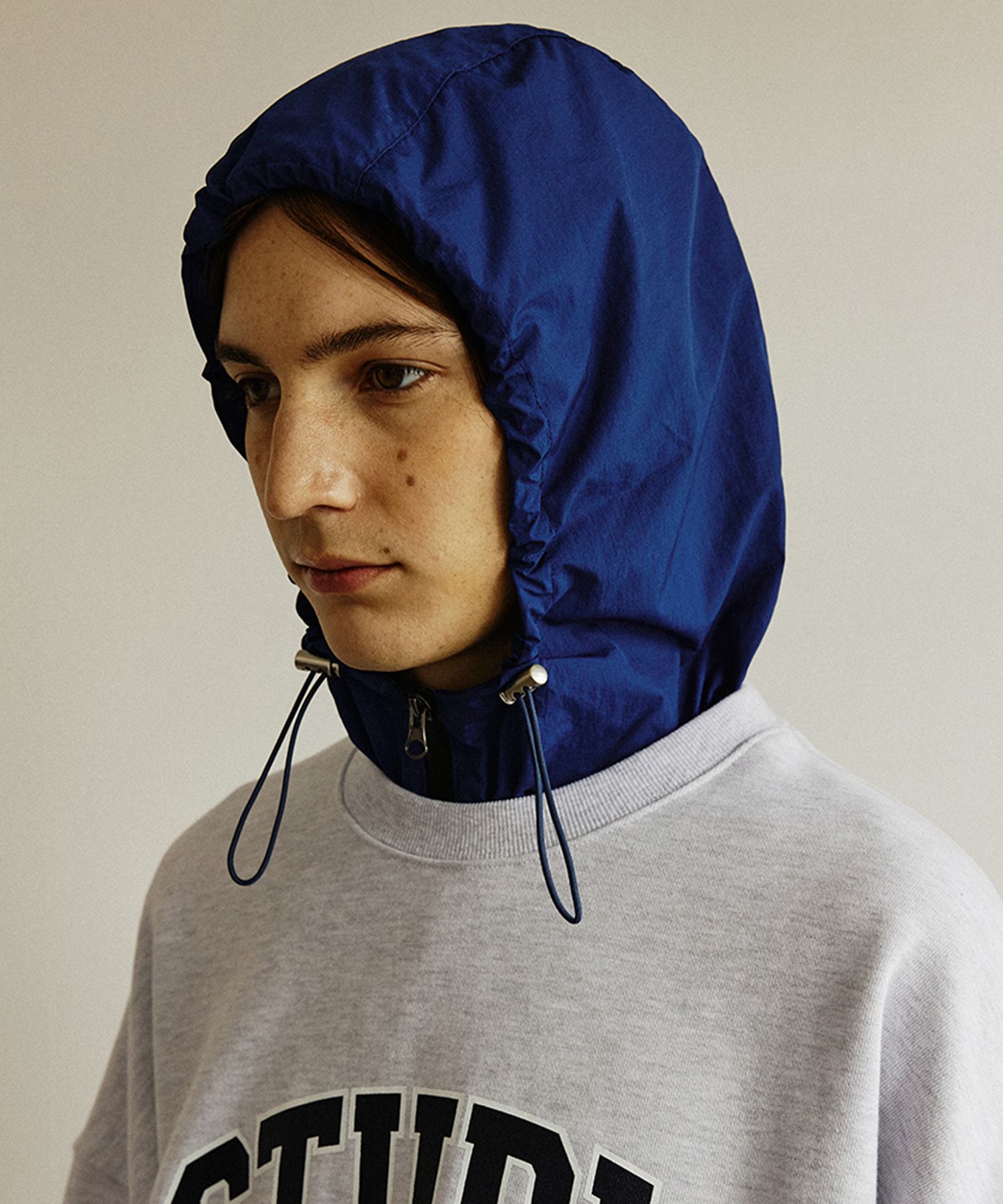 【1993studio】22SS★ Windbreaker Balaclava MUSINSA | 1993STUDIO Windbreaker Balaclava_Blue