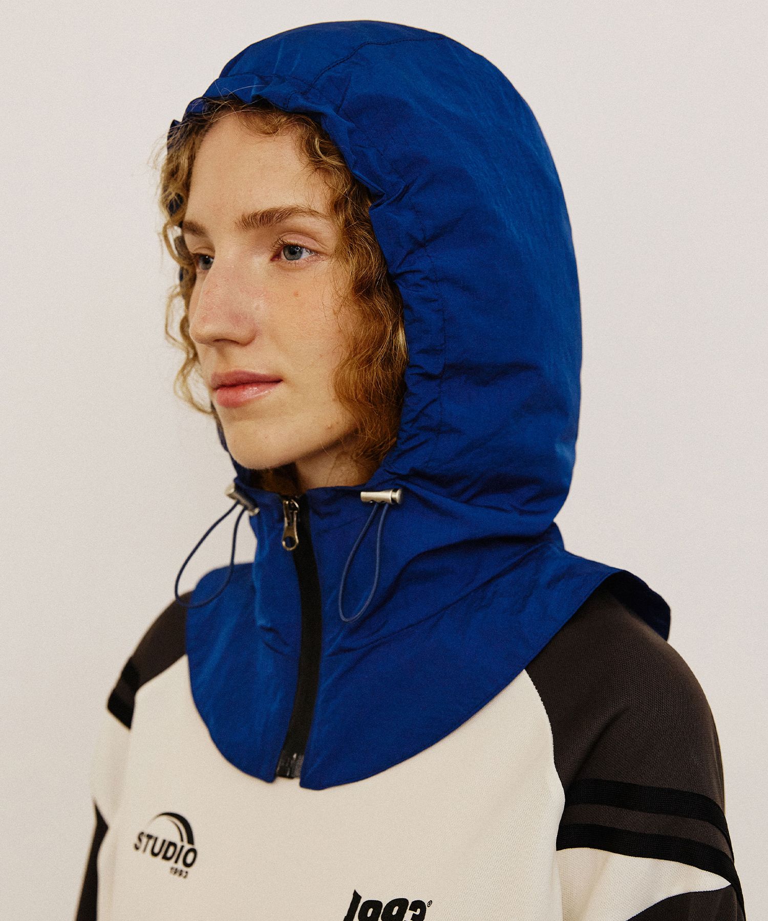 MUSINSA | 1993STUDIO Windbreaker Balaclava_Blue