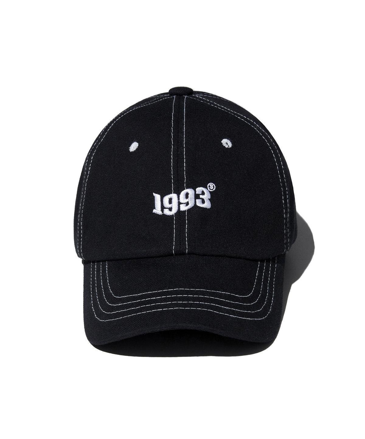 1993스튜디오(1993STUDIO) 웨이브 로고 볼캡_블랙
