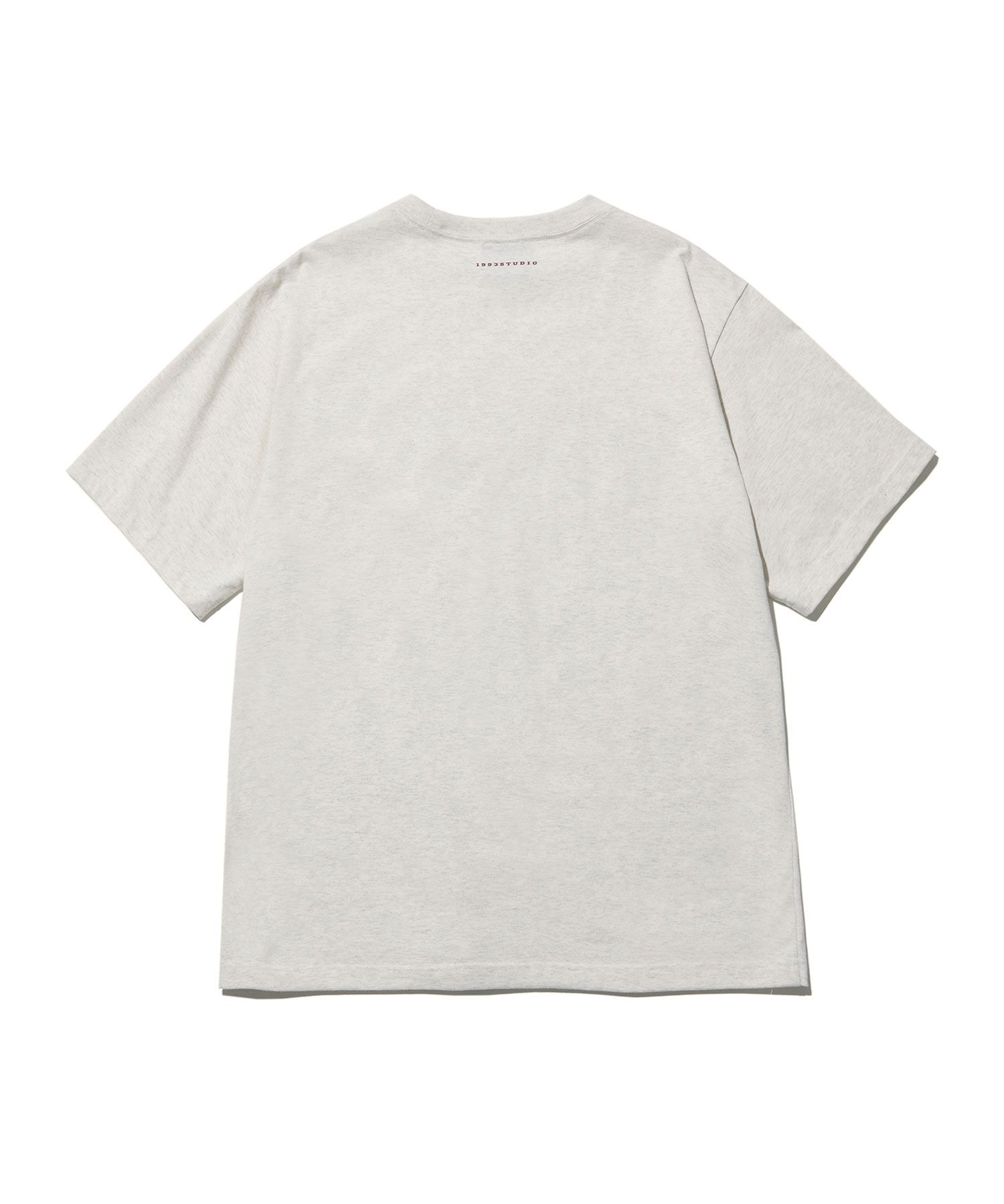 Tシャツ・カットソー 1993studio Studio Arch Logo T-Shirt_Oat Beige MUSINSA | 1993STUDIO Authentic Arch Logo T-Shirt_Oat Beige
