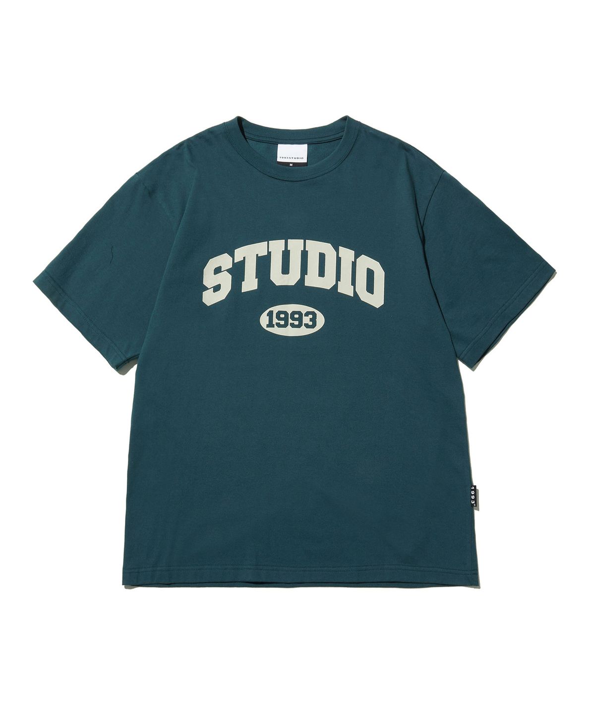 1993스튜디오(1993STUDIO) 스튜디오 아치 로고 티셔츠_그린