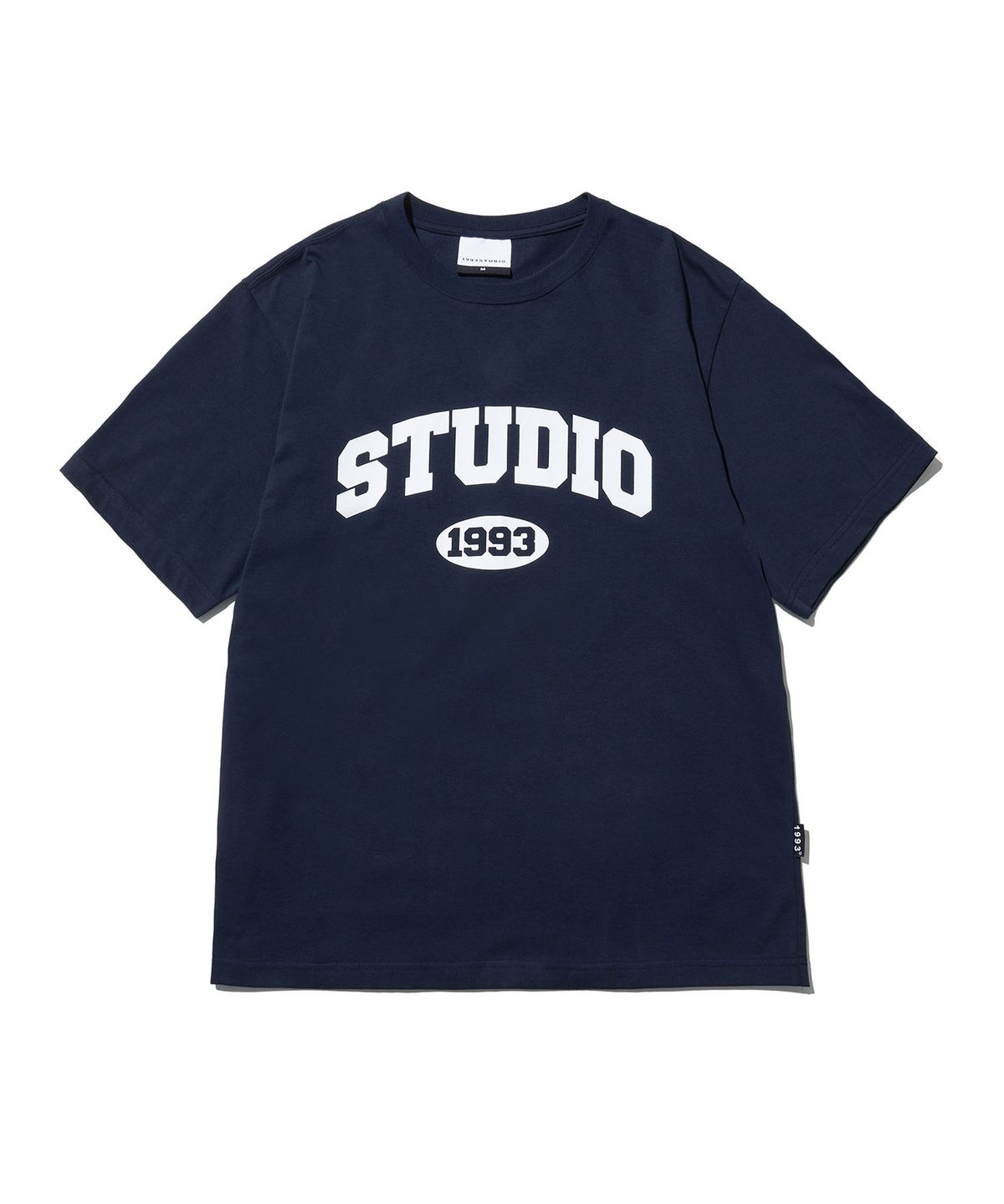 1993스튜디오(1993STUDIO) 스튜디오 아치 로고 티셔츠_네이비