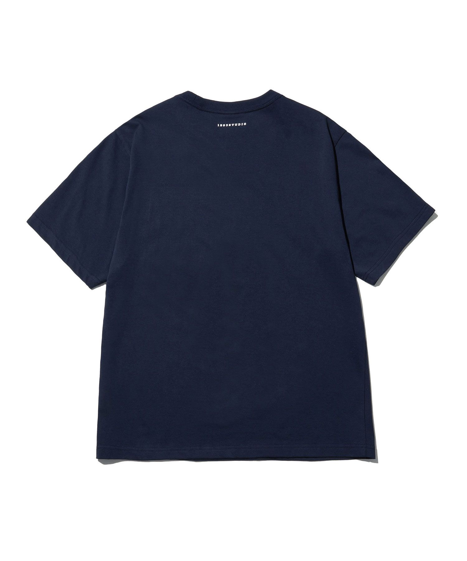 MUSINSA | 1993STUDIO Studio Arch Logo T-shirt_Navy