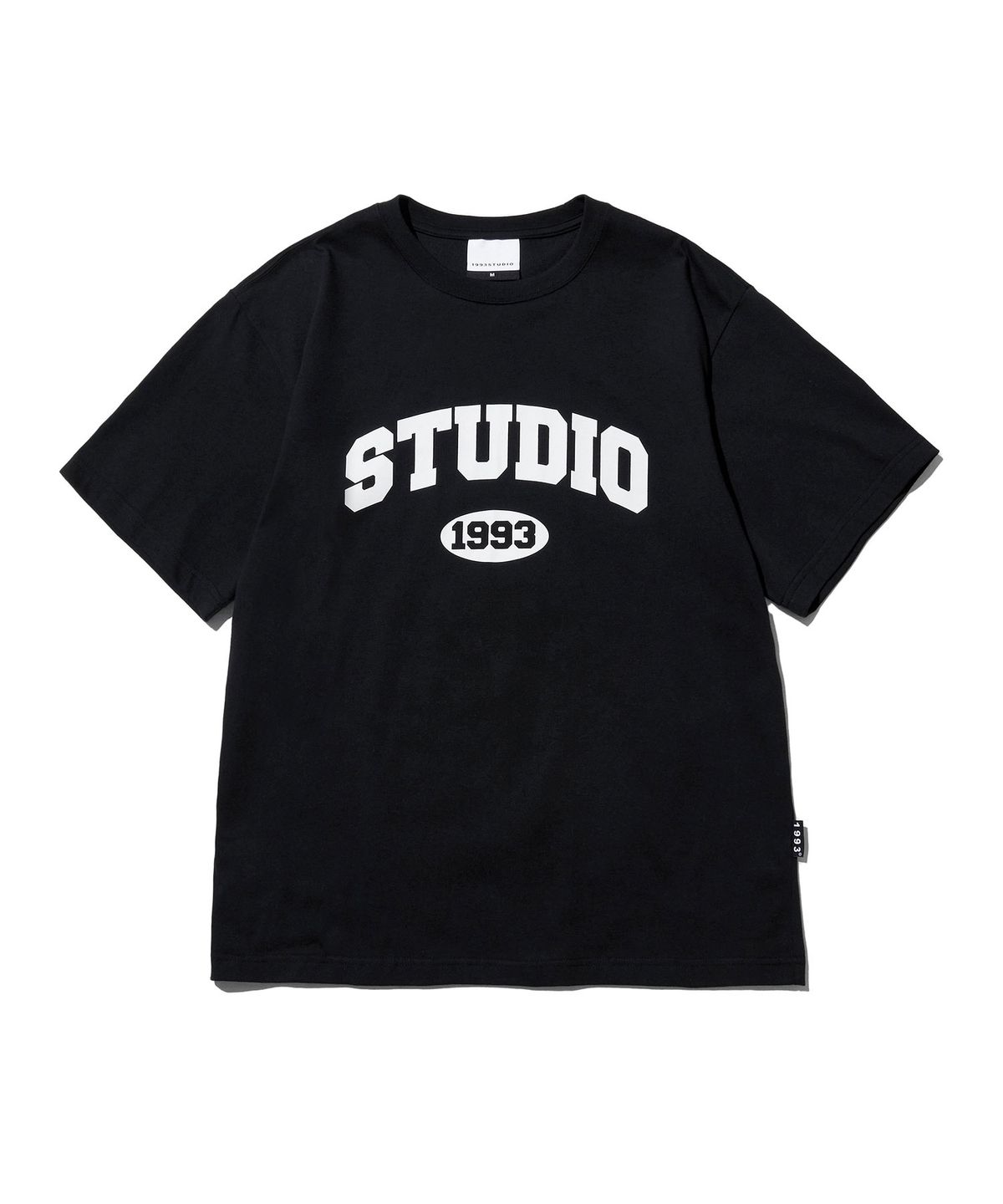 1993스튜디오(1993STUDIO) 스튜디오 아치 로고 티셔츠_블랙