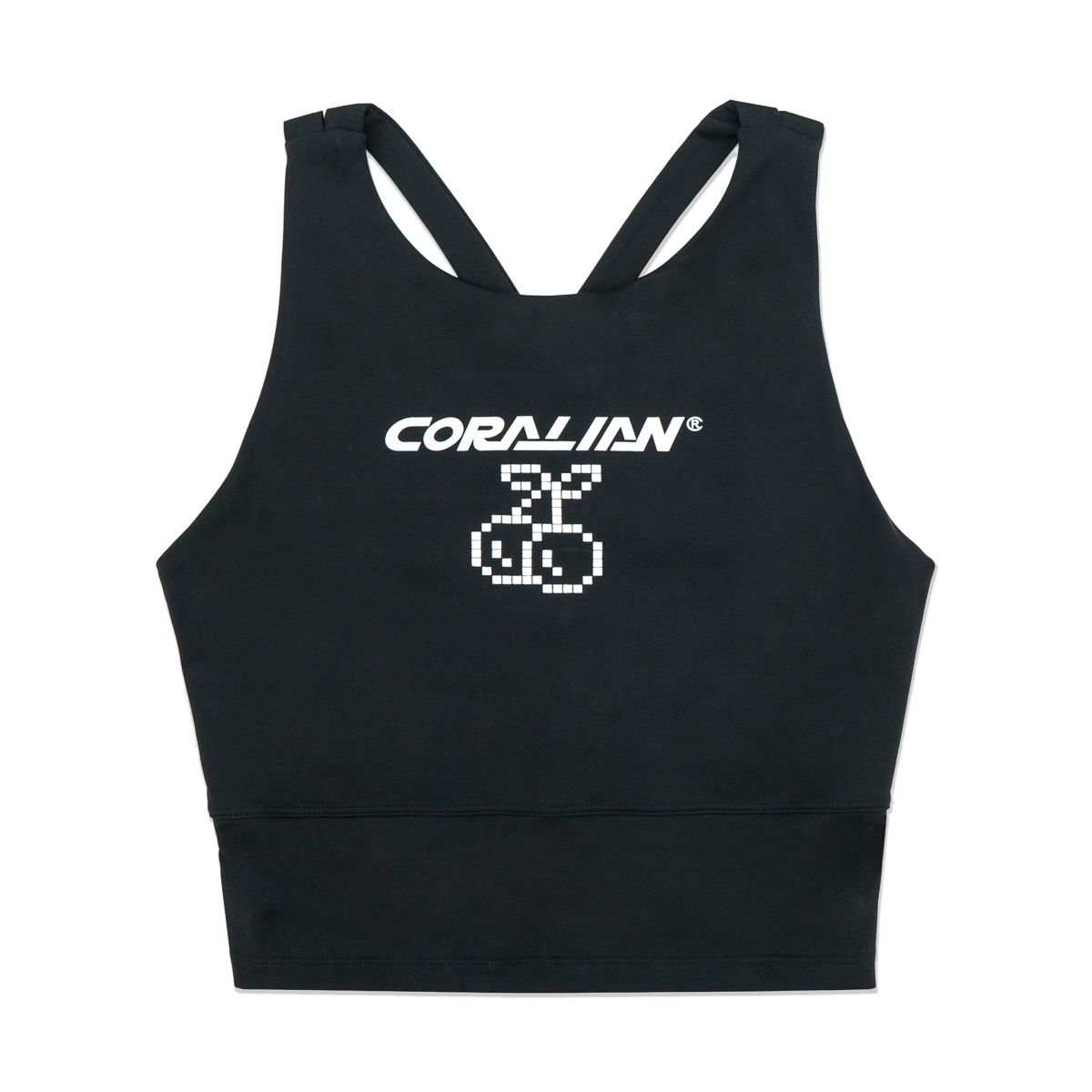 코랄리안(CORALIAN) 런오프 크로스 백 크롭 탑
