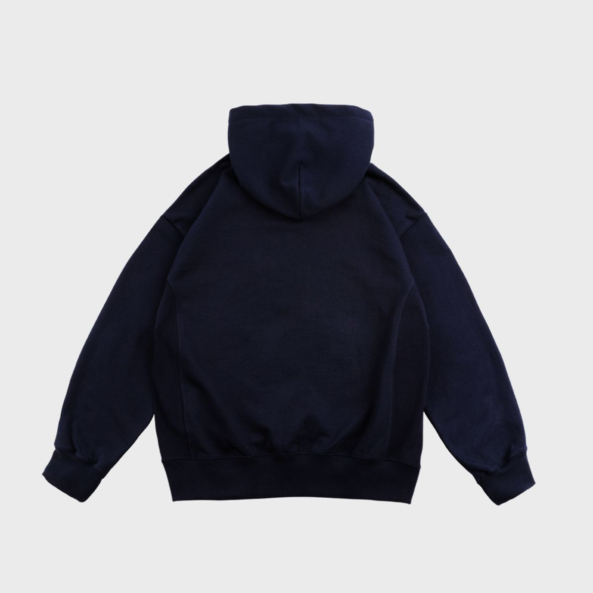 런던그로서리마켓(LONDON GROCERY MARKET) College Logo Heavyweight Hoodie (Navy)