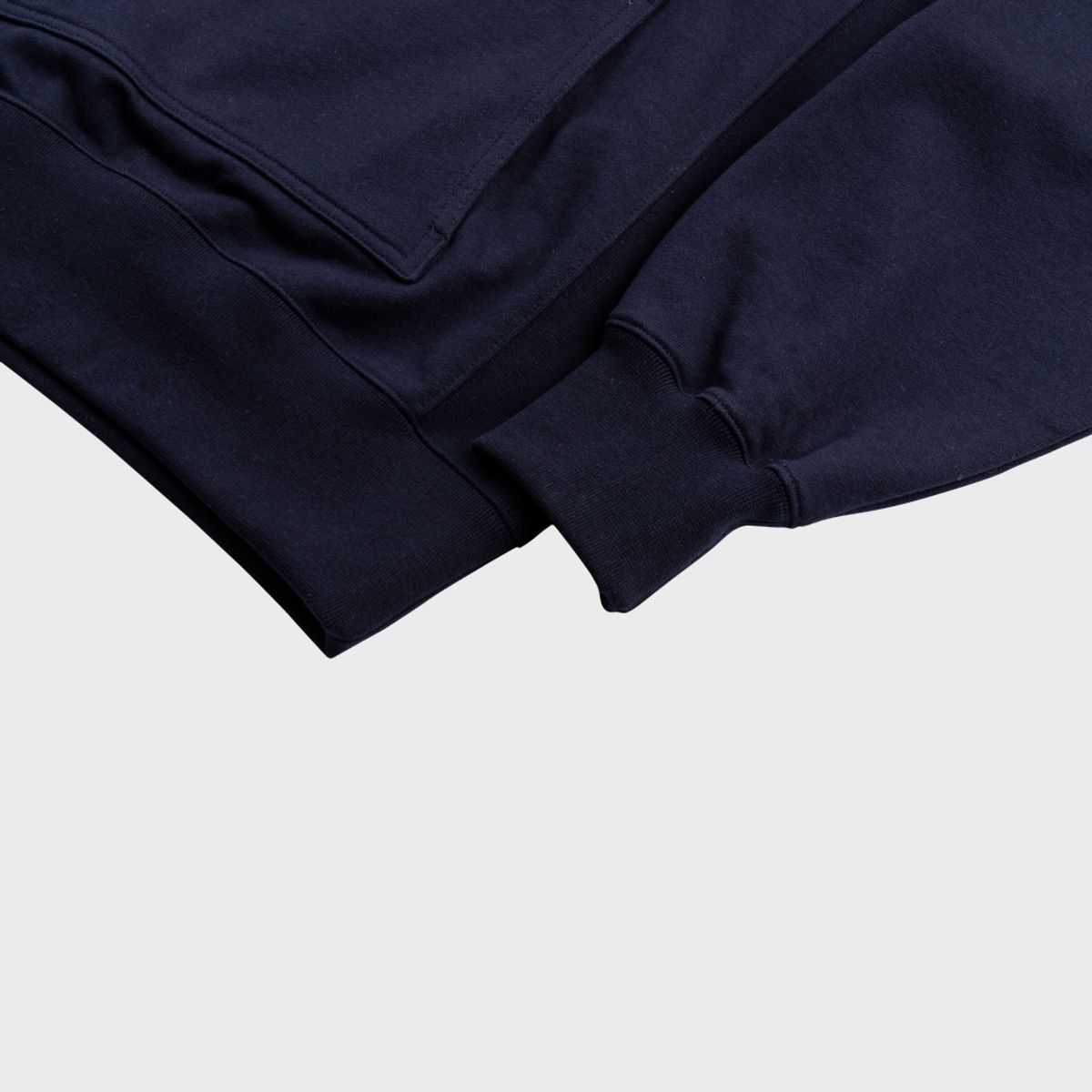 런던그로서리마켓(LONDON GROCERY MARKET) College Logo Heavyweight Hoodie (Navy)