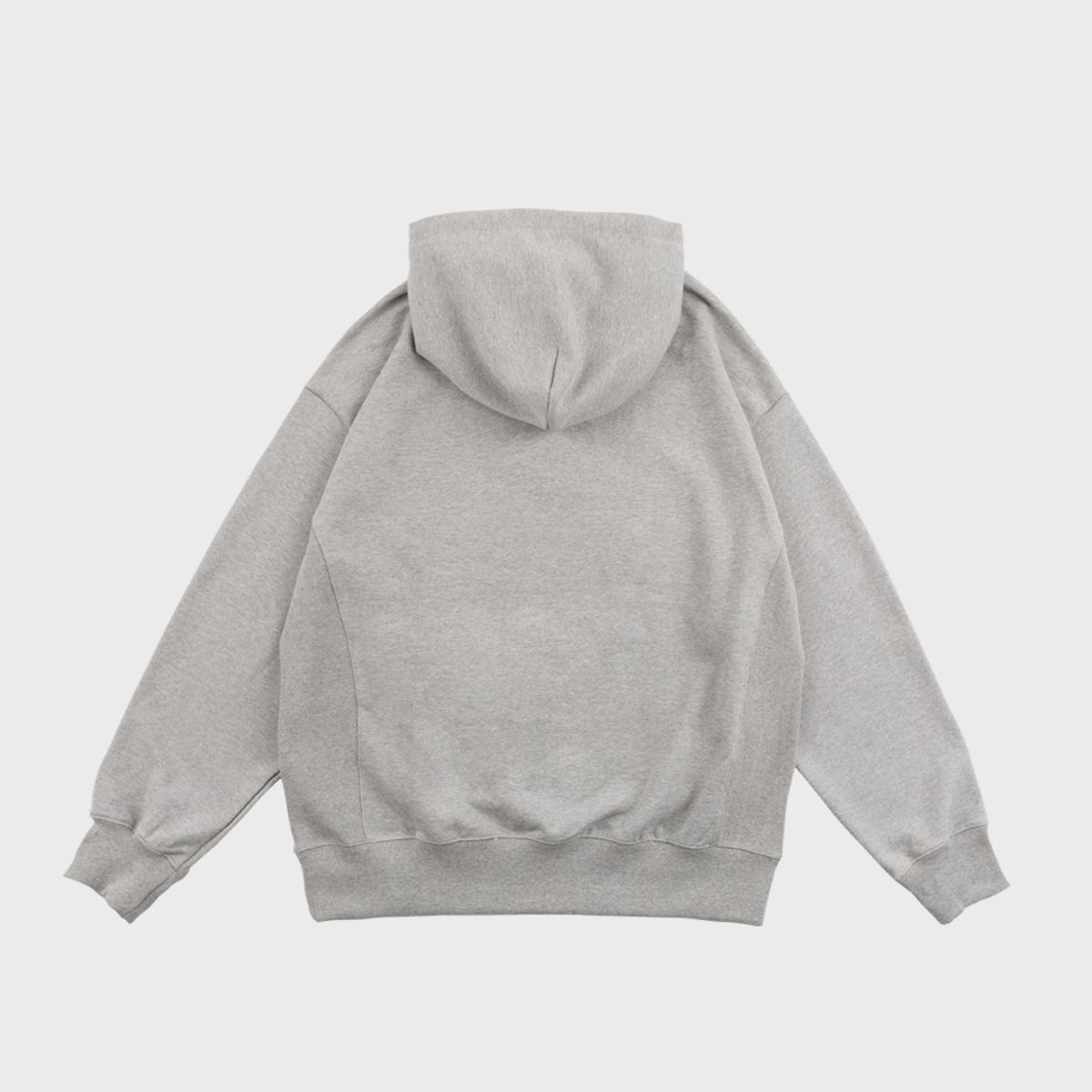 런던그로서리마켓(LONDON GROCERY MARKET) College Logo Heavyweight Hoodie (Grey)