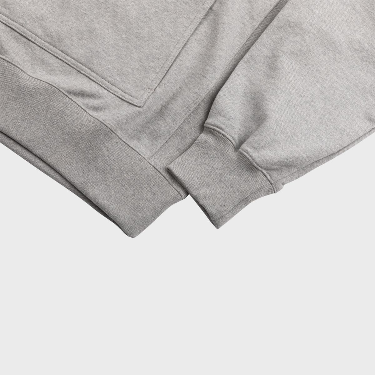 런던그로서리마켓(LONDON GROCERY MARKET) College Logo Heavyweight Hoodie (Grey)