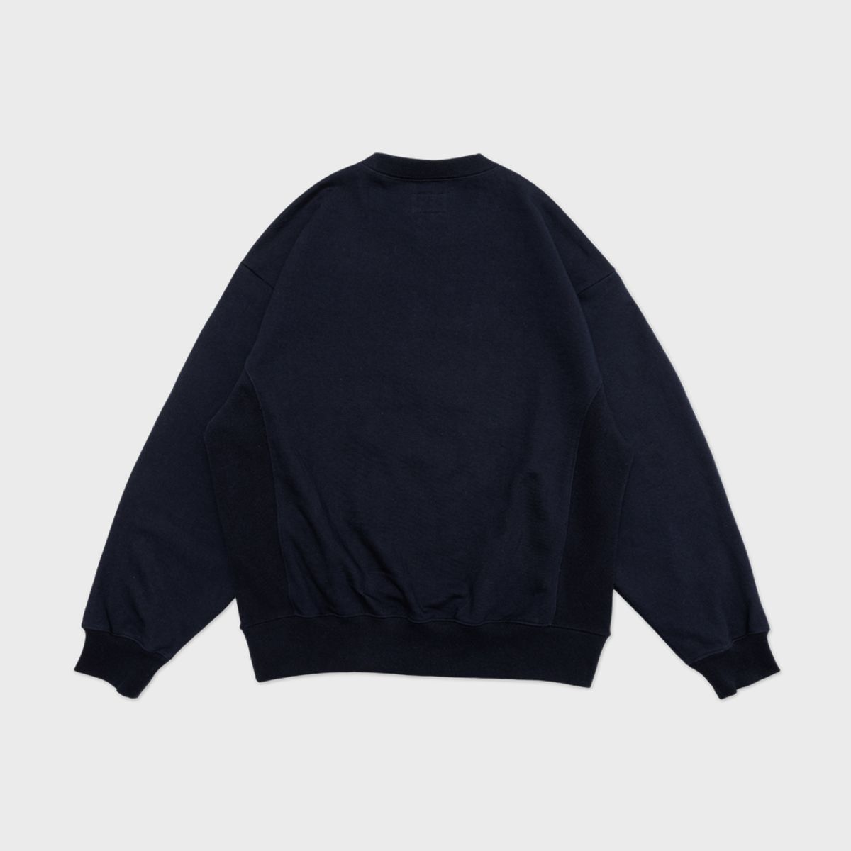 런던그로서리마켓(LONDON GROCERY MARKET) College Logo Heavyweight Sweatshirt (Navy)