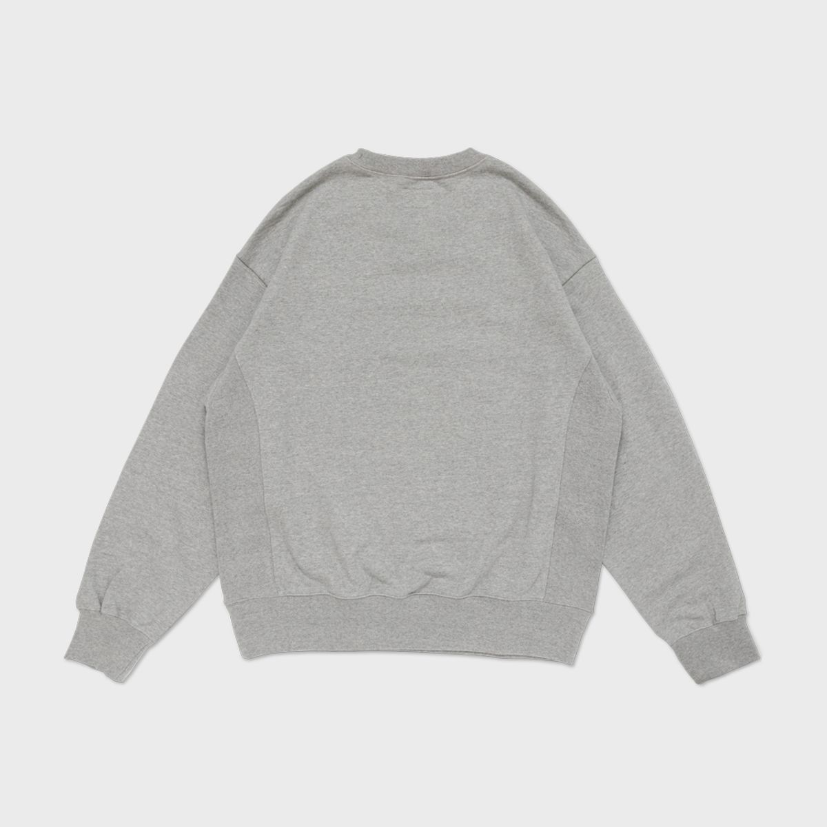런던그로서리마켓(LONDON GROCERY MARKET) College Logo Heavyweight Sweatshirt (Grey)