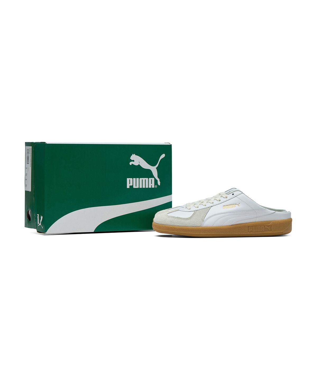 푸마(PUMA) 푸마 아미 트레이너 뮬 - 화이트:라이트그레이:검 / 387824-01