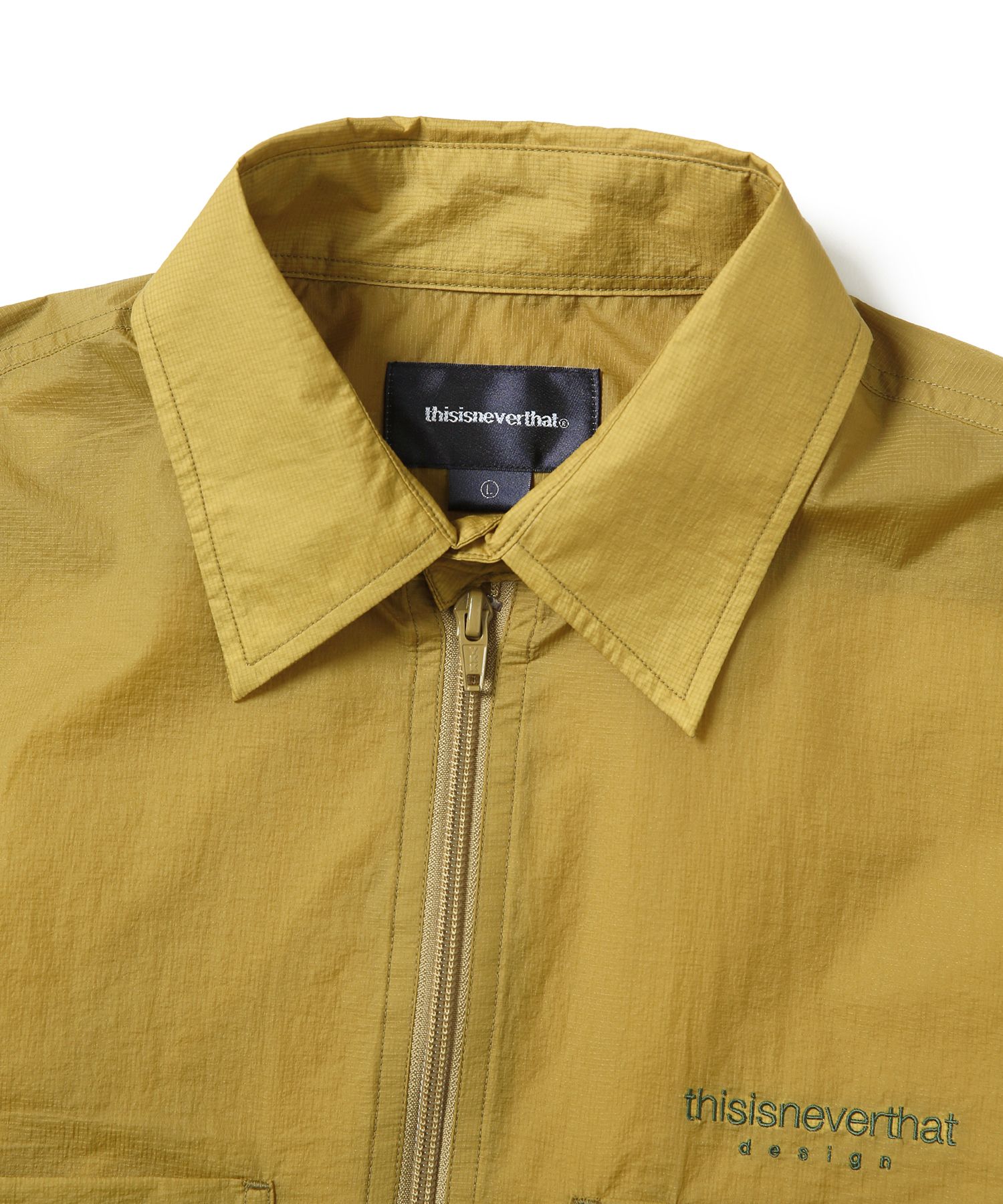 [thisisneverthat] MICRO RIPSTOP SHIRT/追跡付 MUSINSA | thisisneverthat® Micro Ripstop Shirt Mustard