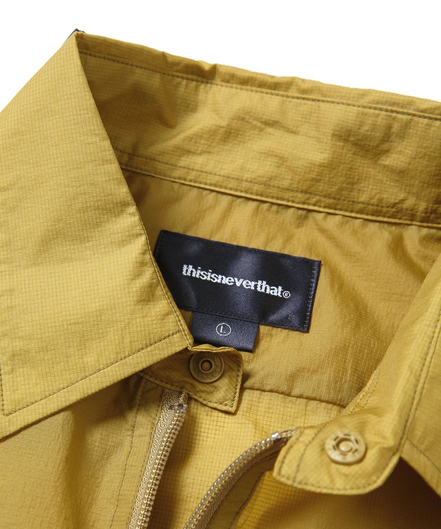 [thisisneverthat] MICRO RIPSTOP SHIRT/追跡付 MUSINSA | thisisneverthat® Micro Ripstop Shirt Mustard
