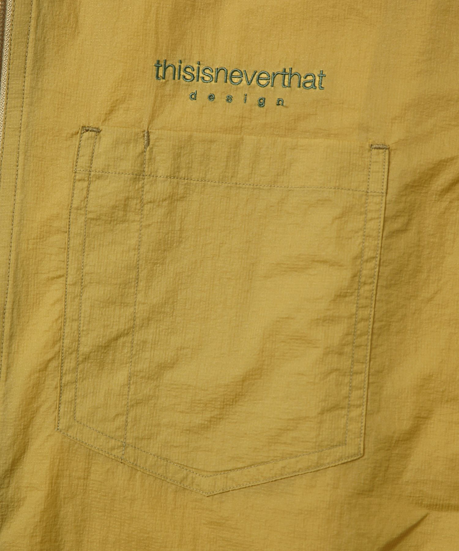MUSINSA | thisisneverthat® Micro Ripstop Shirt Mustard