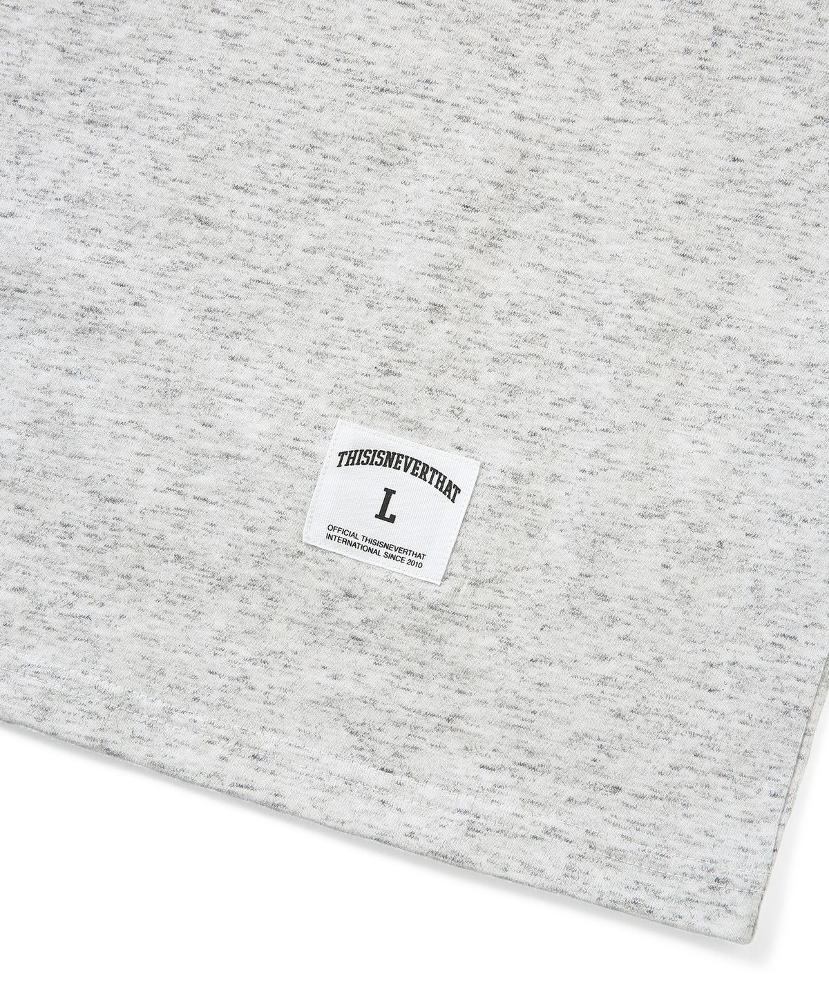 디스이즈네버댓(THISISNEVERTHAT) That Sign Tee Light Heather Grey