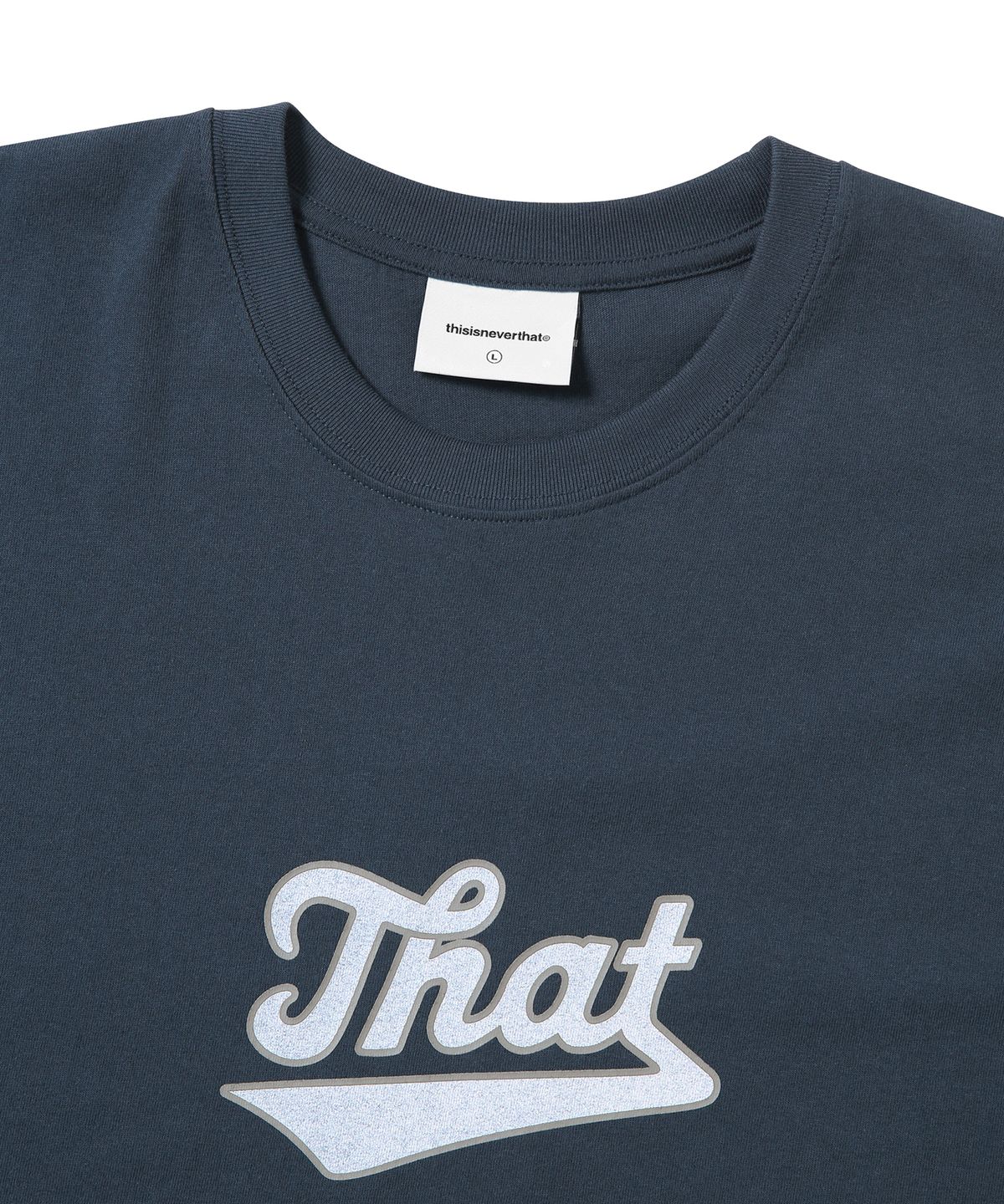 디스이즈네버댓(THISISNEVERTHAT) That Sign Tee Navy