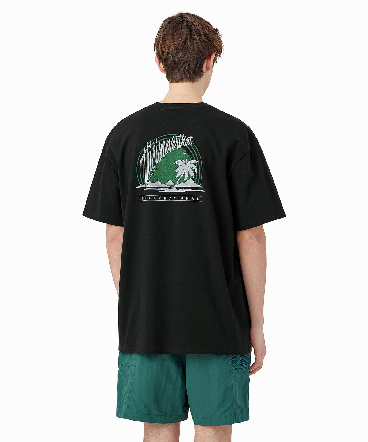 디스이즈네버댓(THISISNEVERTHAT) (SS22) Palm Tree Tee Black