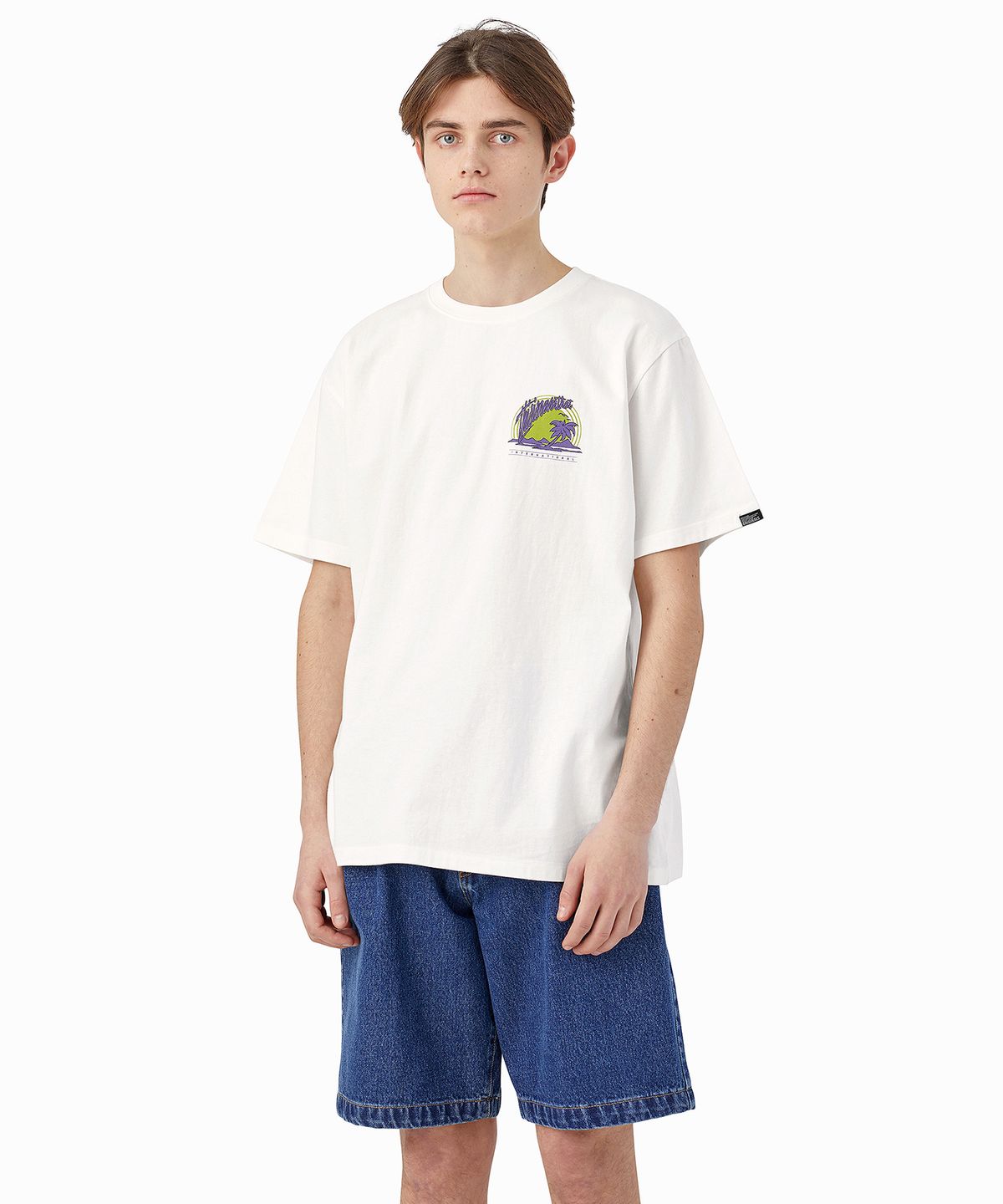 디스이즈네버댓(THISISNEVERTHAT) (SS22) Palm Tree Tee Off White