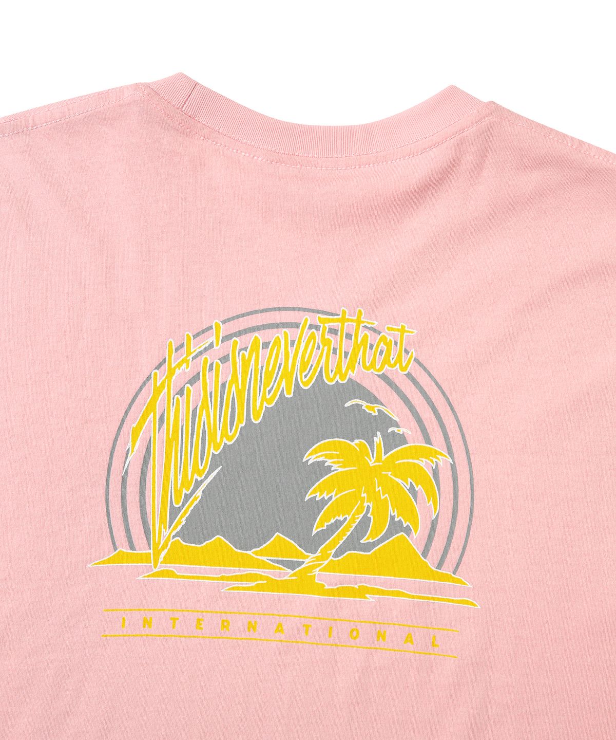 디스이즈네버댓(THISISNEVERTHAT) (SS22) Palm Tree Tee Pink