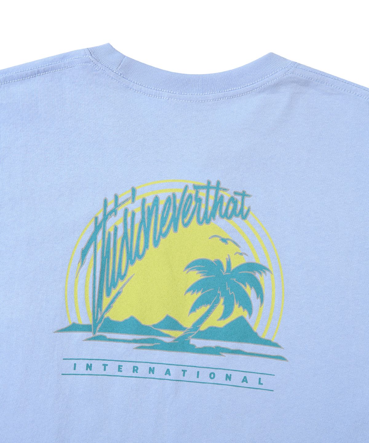 디스이즈네버댓(THISISNEVERTHAT) (SS22) Palm Tree Tee Light Blue