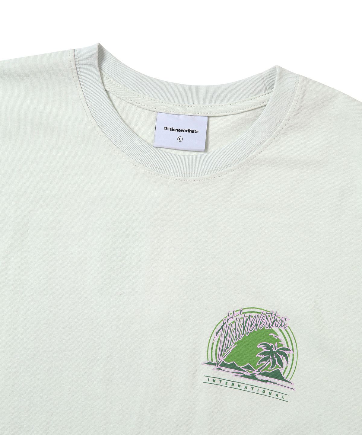 디스이즈네버댓(THISISNEVERTHAT) (SS22) Palm Tree Tee Pale Mint