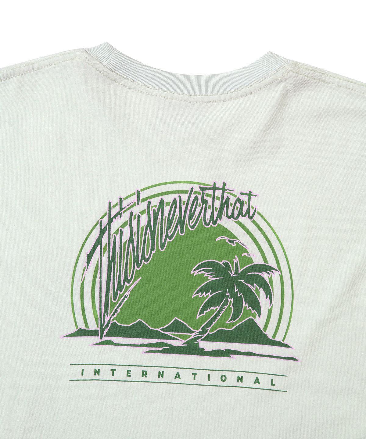 디스이즈네버댓(THISISNEVERTHAT) (SS22) Palm Tree Tee Pale Mint