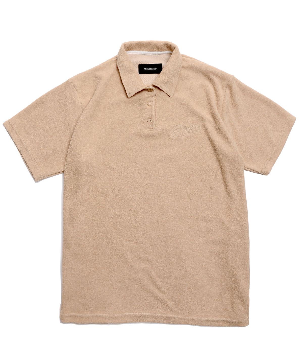피스메이커(PIECE MAKER) TERRY OV PK SHIRTS (BEIGE)