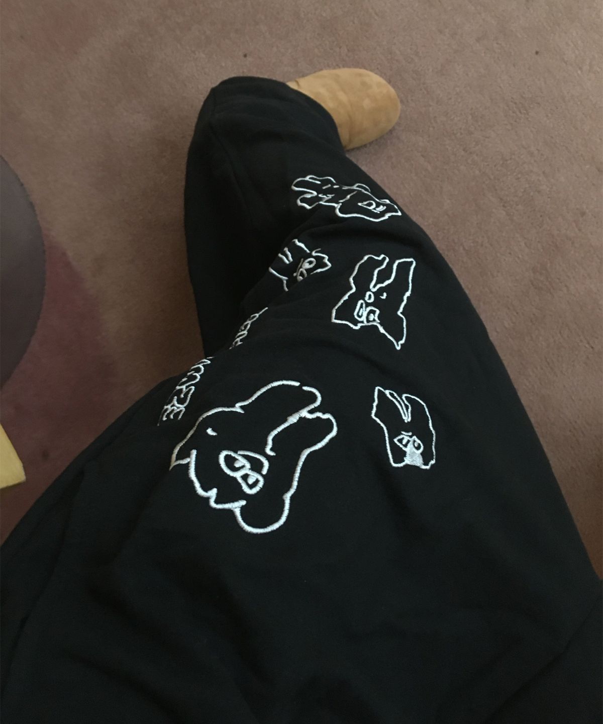 피스메이커(PIECE MAKER) TEETH SWEAT PANTS (RED)