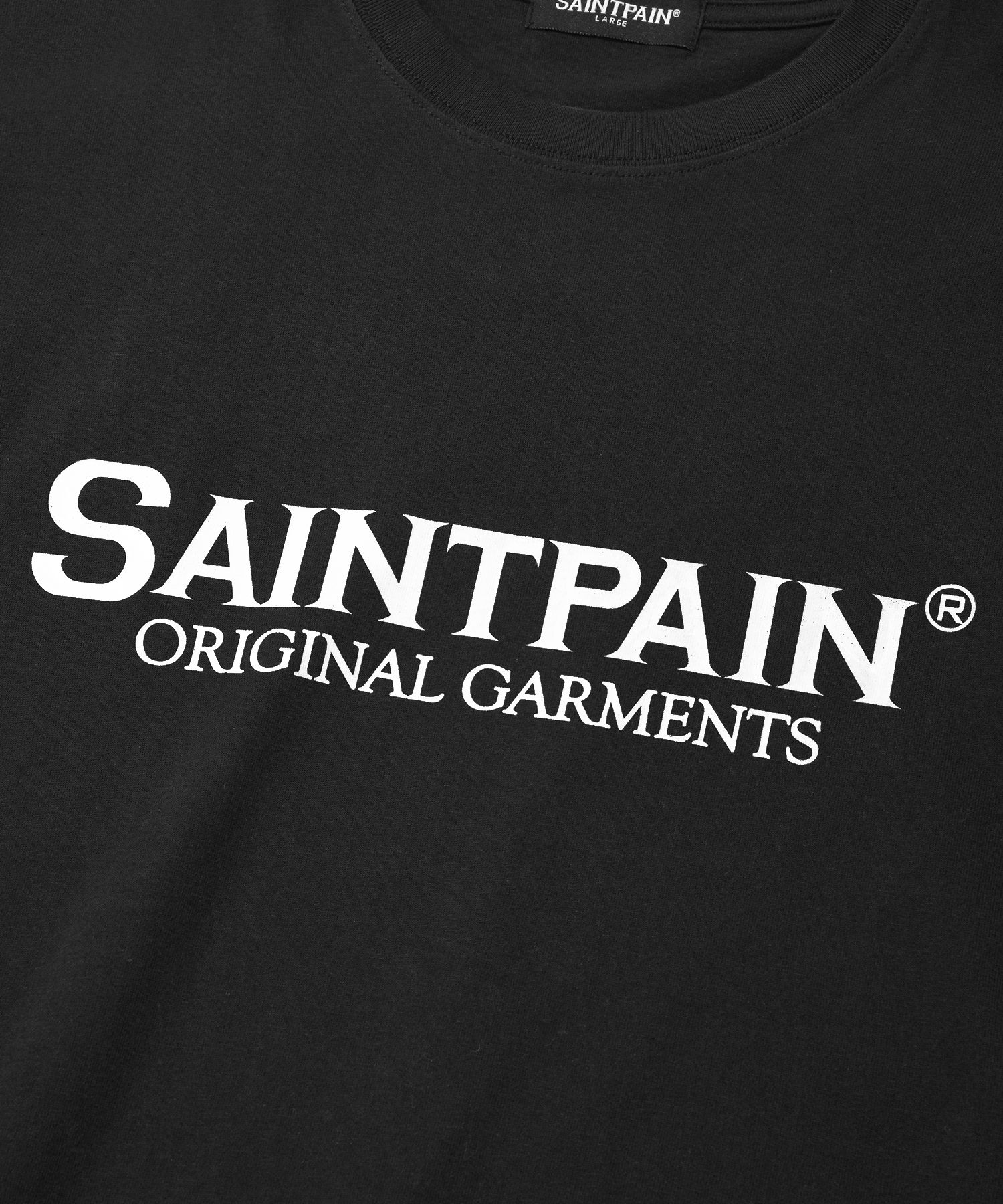 ★送料・関税込★SAINTPAIN★SP SNTPN ARCH LOGO T SHIRTS★ SP ORIGINAL LOGO T SHIRTS-BLACK WHITE - saintpain | 60