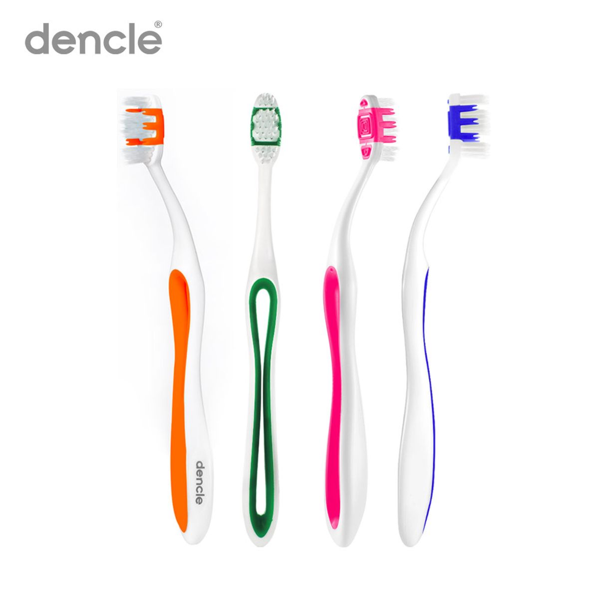 덴클(DENCLE) 탄탄한 탄력모 플러스케어 칫솔 12개입