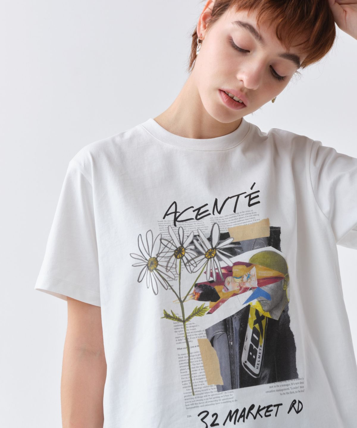 아센테(ACENTE) 데이지 티셔츠
