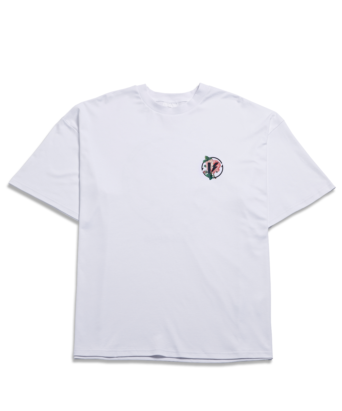 벌스원(VERSE ONE) FLOWER SYMBOL LOGO T-SHIRTS WHITE