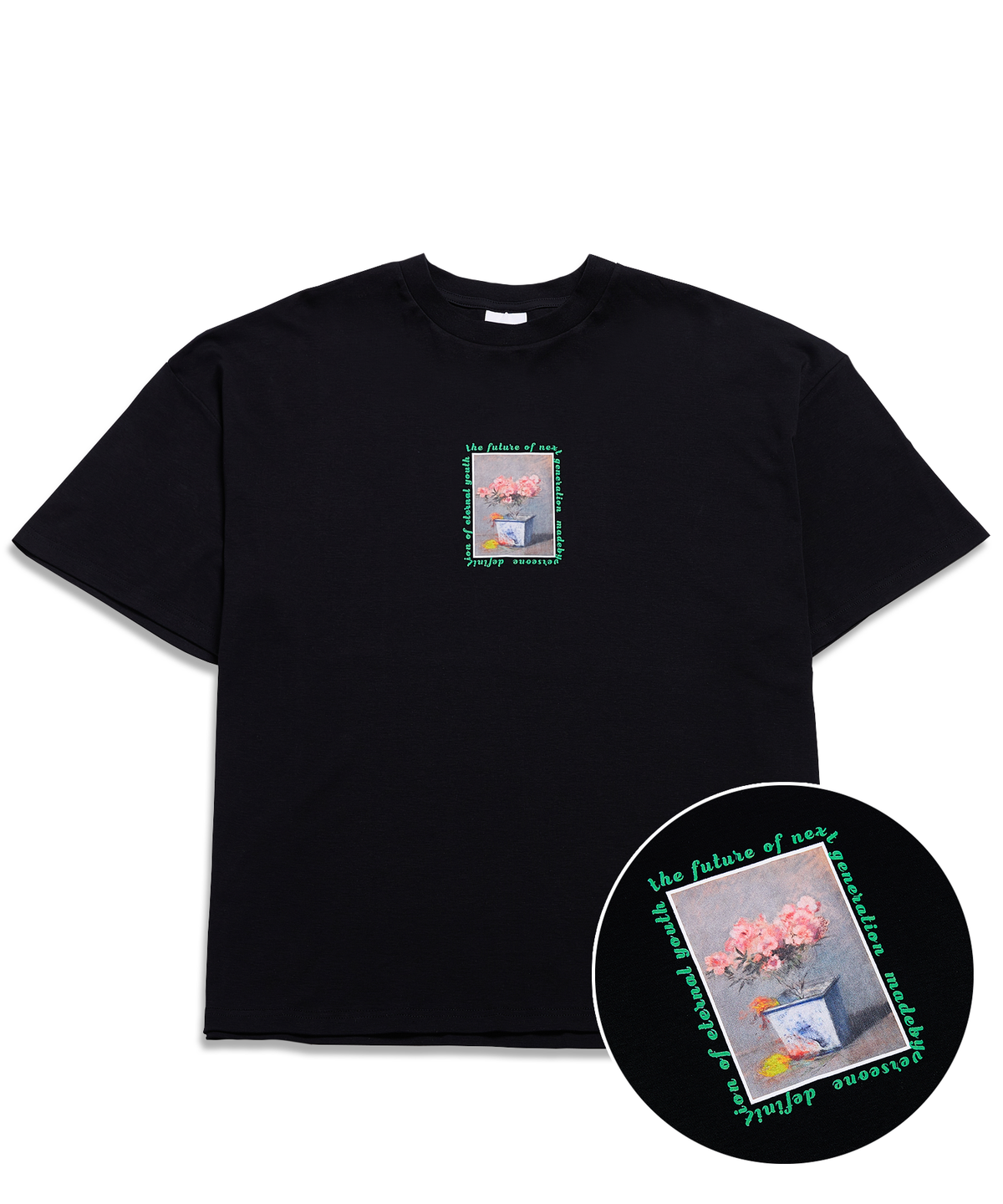 벌스원(VERSE ONE) PHOTO T-SHIRTS #1 BLACK