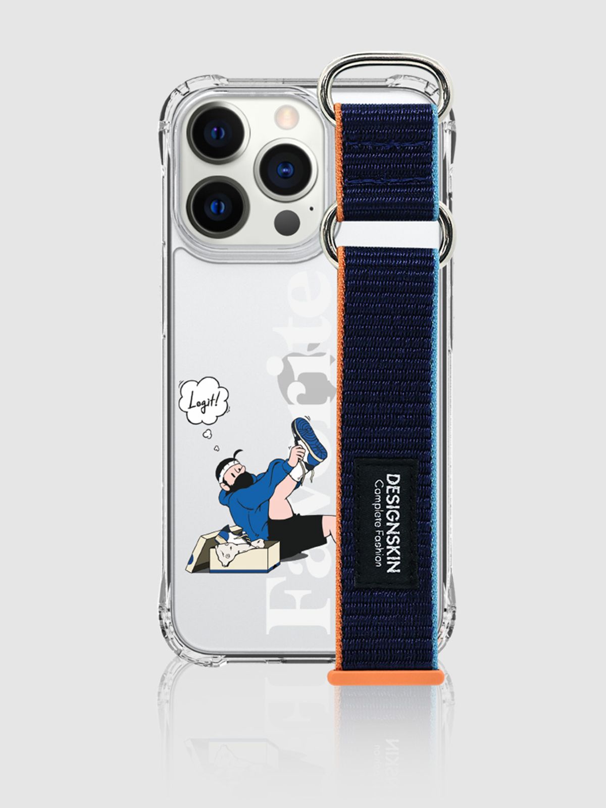 디자인스킨(DESIGNSKIN) 피닉스 프로 스포티스트랩 케이스 페이보릿 네이비