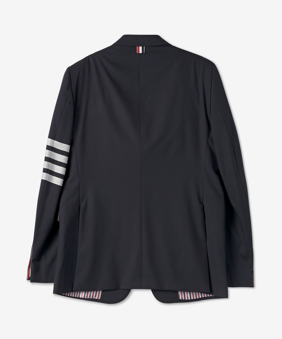 톰 브라운(THOM BROWNE) 울 4 바 클래식 스포츠 재킷 - 네이비 / MJC001A06146415