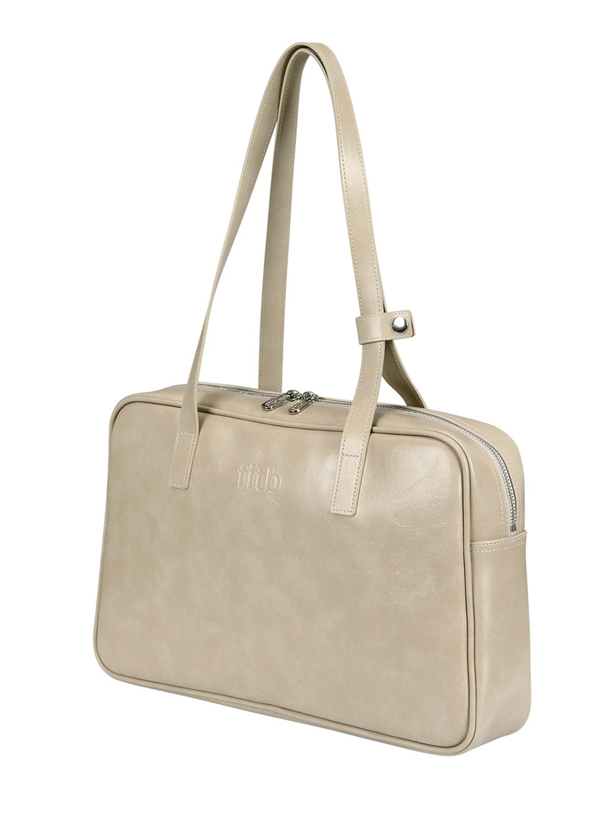 필인더블랭크(FILLINTHEBLANK) Trapezoid Shoulder Bag (oatmeal)