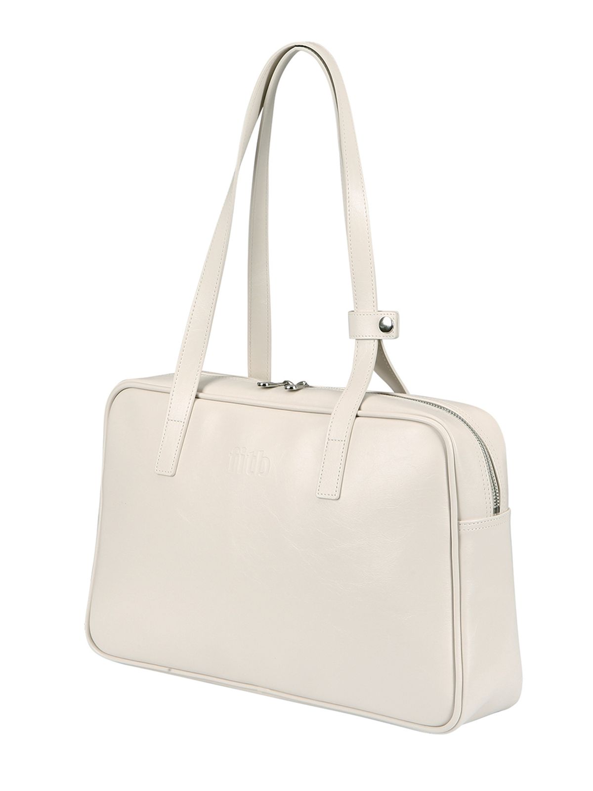 필인더블랭크(FILLINTHEBLANK) Trapezoid Shoulder Bag (eggshell)