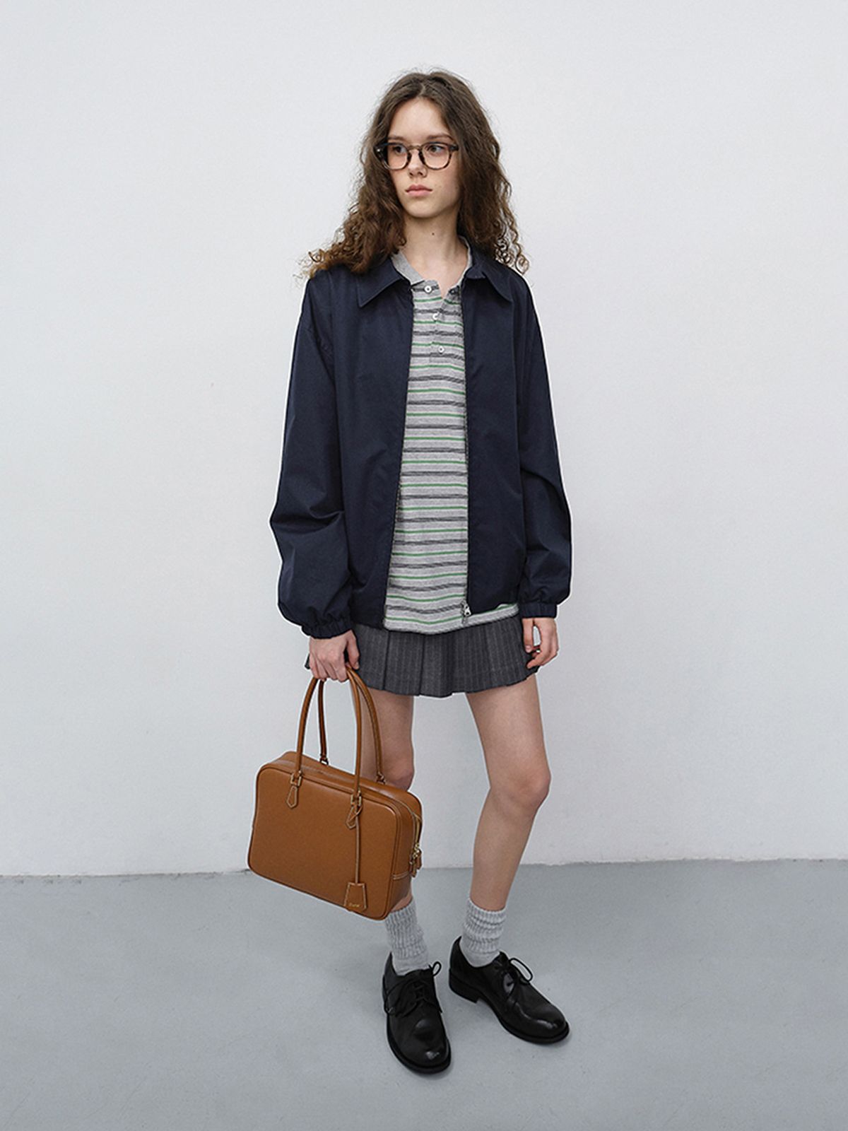 던스트(DUNST) CLASSIC 28 LEATHER BAG_UDBA6F201_TAN