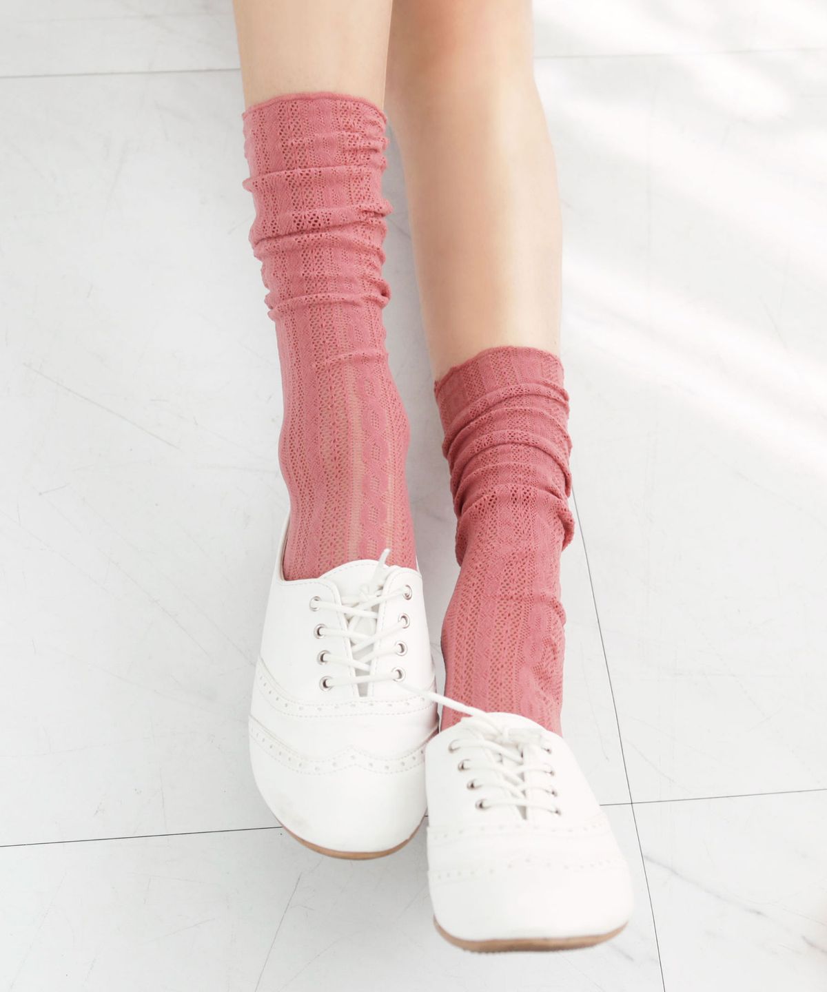 엠에프에스 골프웨어(MFS GOLFWEAR) Mono Lace See through Socks