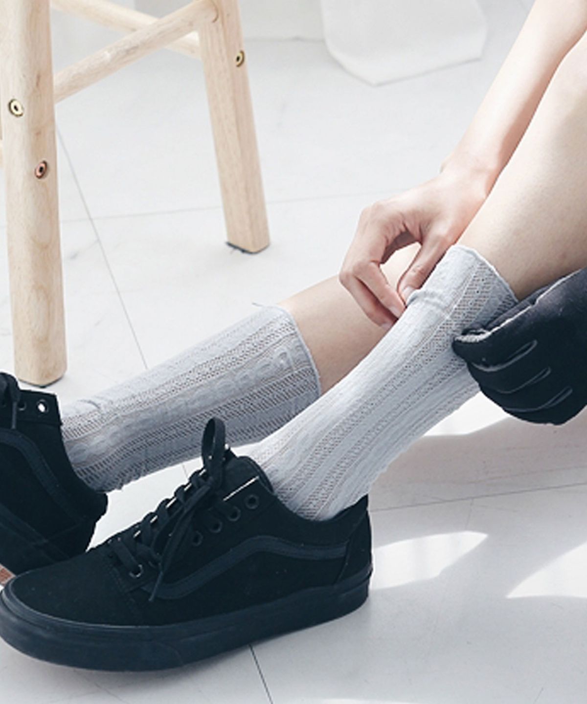 엠에프에스 골프웨어(MFS GOLFWEAR) Mono Lace See through Socks